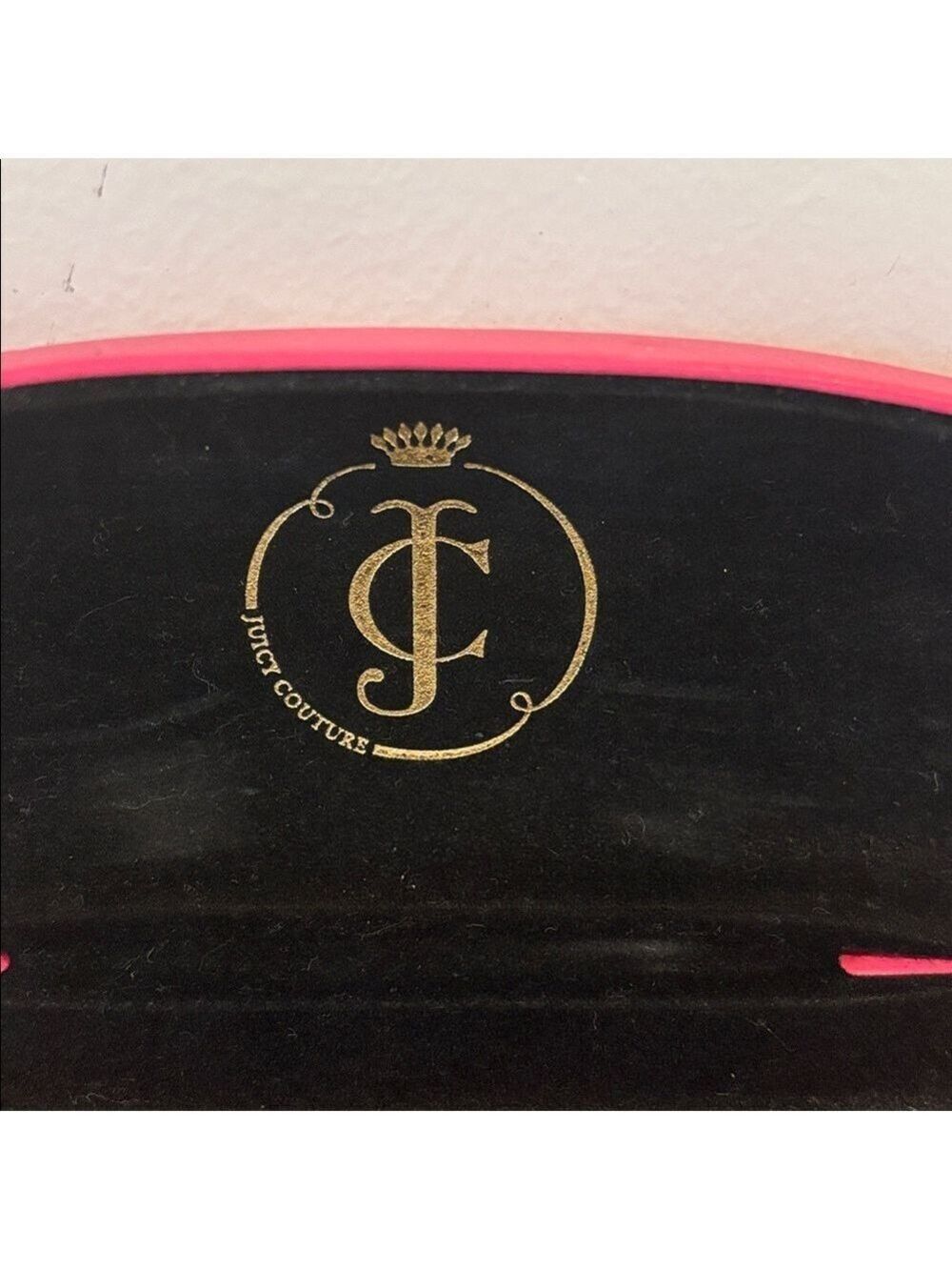 JUICY COUTURE retro hard shell sunglasses case hot pink eyeglass case - Picture 11 of 13
